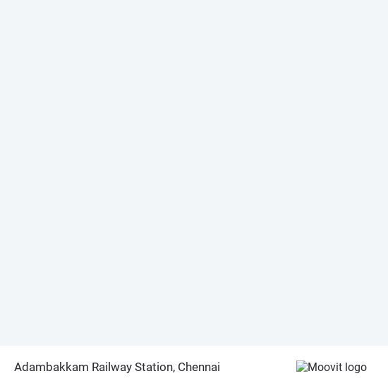 Adambakkam Railway Station map