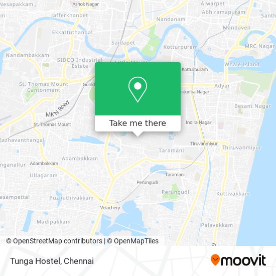 Tunga Hostel map