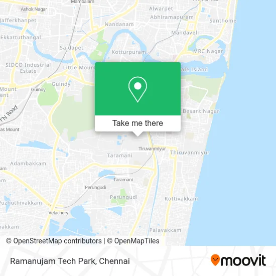 Ramanujam Tech Park map