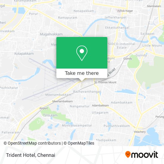 Trident Hotel map