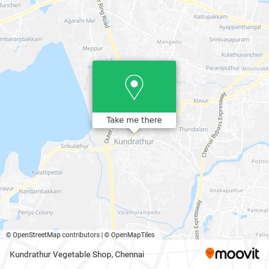 Kundrathur Vegetable Shop map