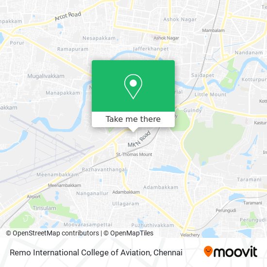 Remo International College of Aviation map