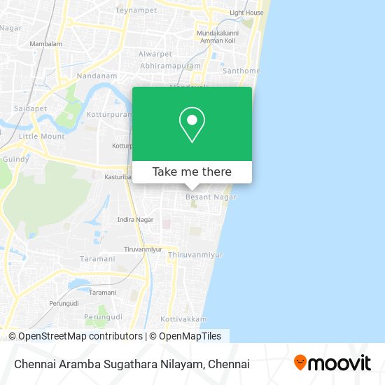 Chennai Aramba Sugathara Nilayam map