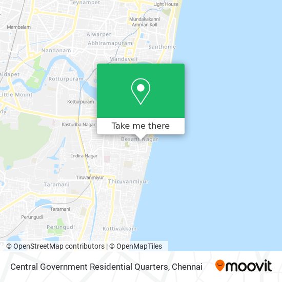 Central Government Residential Quarters map