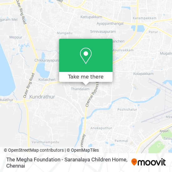 The Megha Foundation - Saranalaya Children Home map