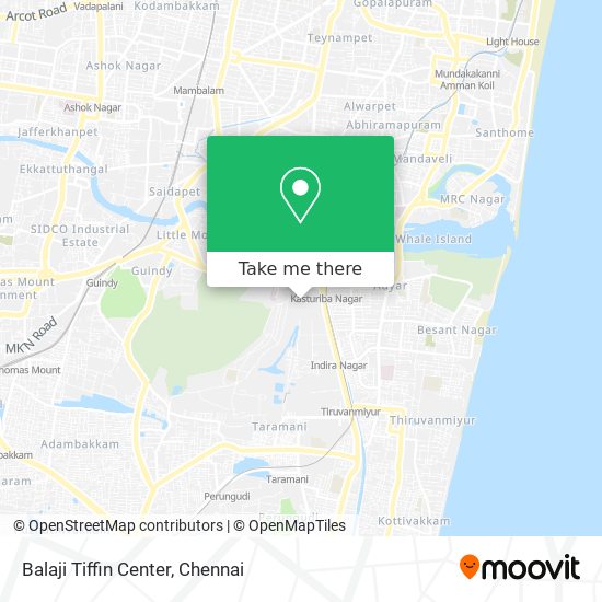 Balaji Tiffin Center map