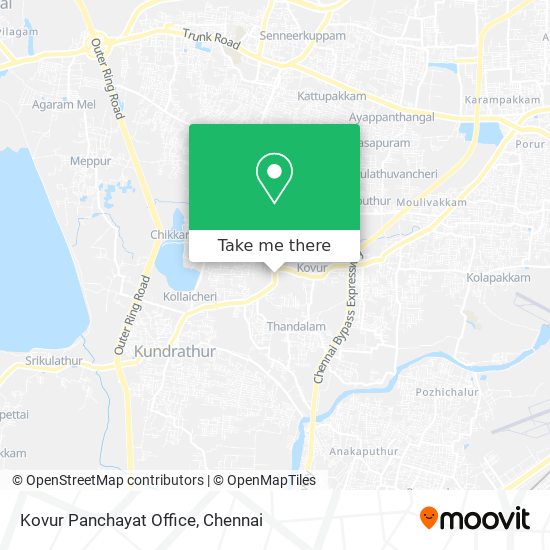 Kovur Panchayat Office map