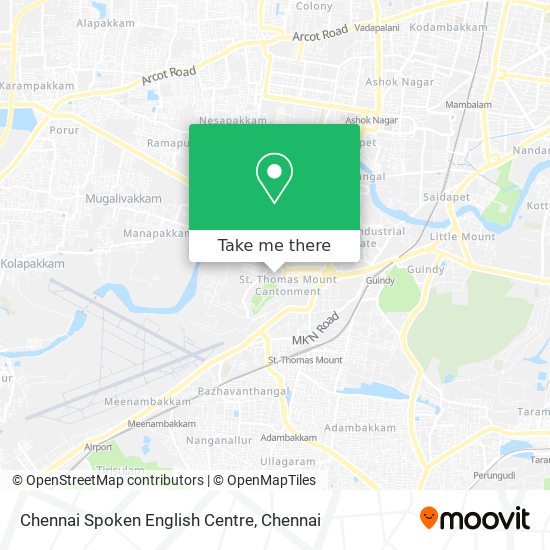 Chennai Spoken English Centre map