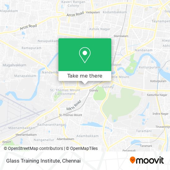 Glass Training Institute map