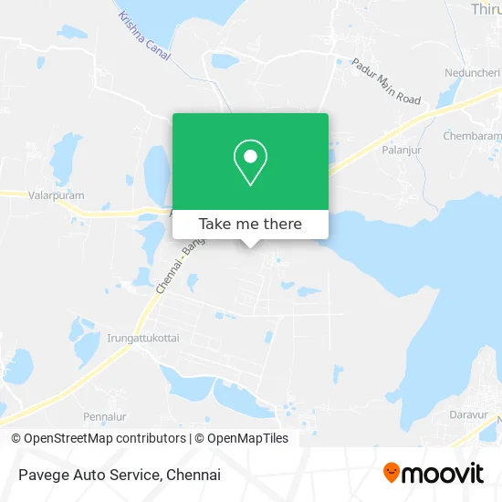 Pavege Auto Service map
