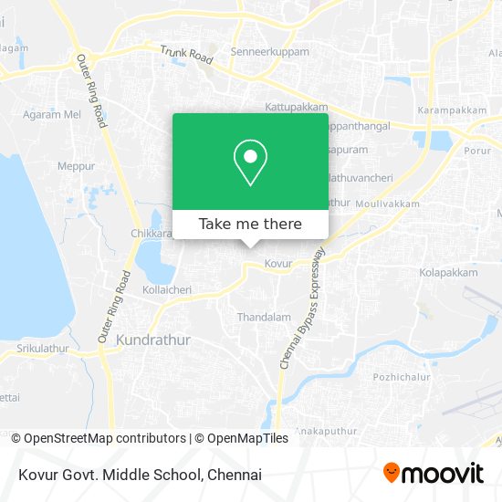 Kovur Govt. Middle School map