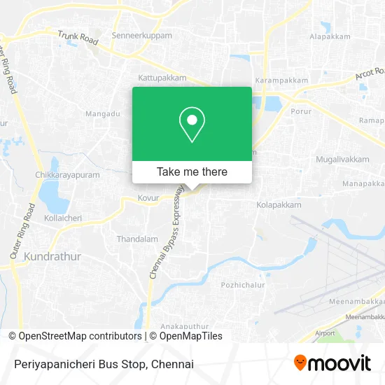 Periyapanicheri Bus Stop map