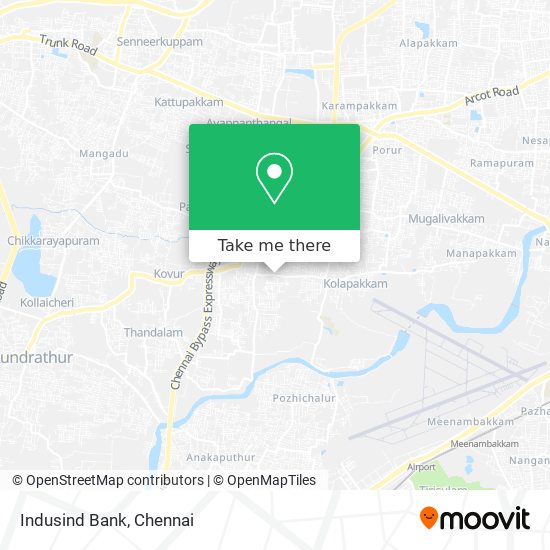 Indusind Bank map