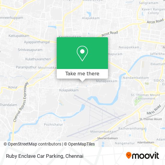 Ruby Enclave Car Parking map