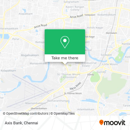 Axis Bank map