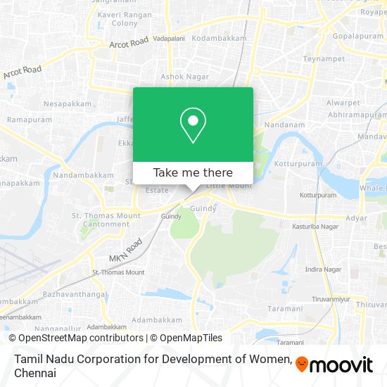 Tamil Nadu Corporation for Development of Women map