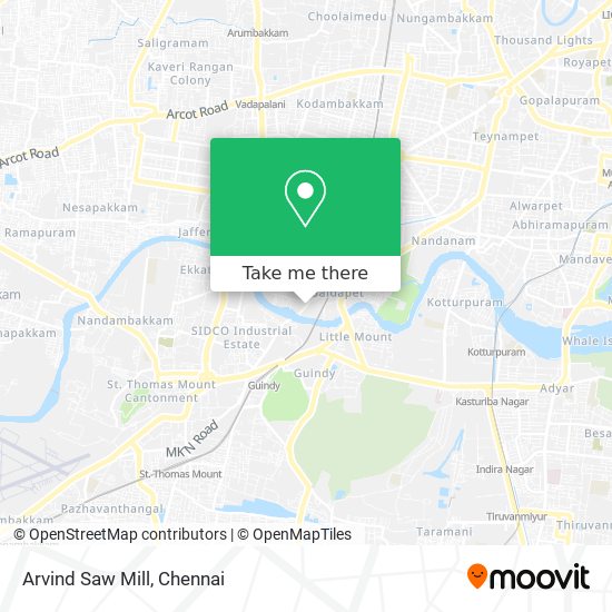 Arvind Saw Mill map