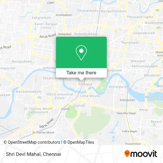 Shri Devi Mahal map