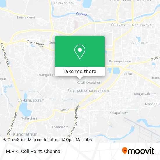 M.R.K. Cell Point map