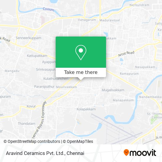 Aravind Ceramics Pvt. Ltd. map