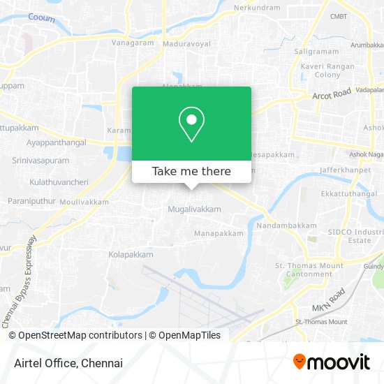 Airtel Office map