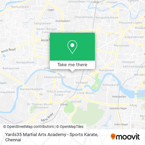 Yards35 Martial Arts Academy - Sports Karate map