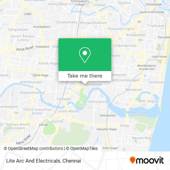 Lite Arc And Electricals map