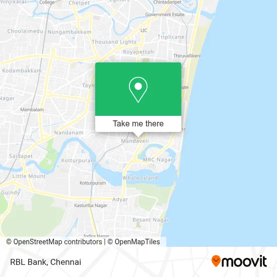RBL Bank map
