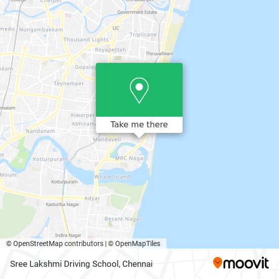 Sree Lakshmi Driving School map