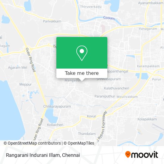 Rangarani Indurani Illam map