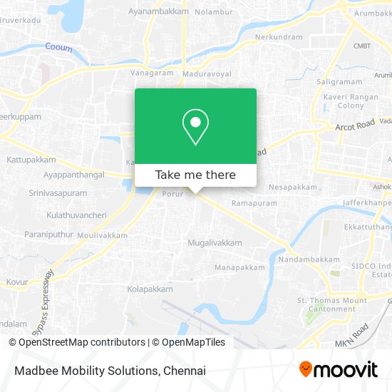 Madbee Mobility Solutions map