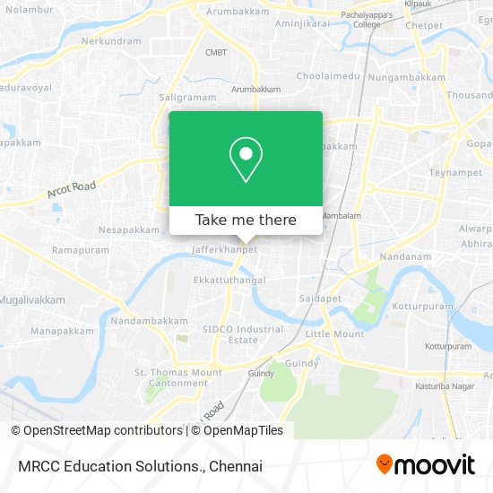 MRCC Education Solutions. map