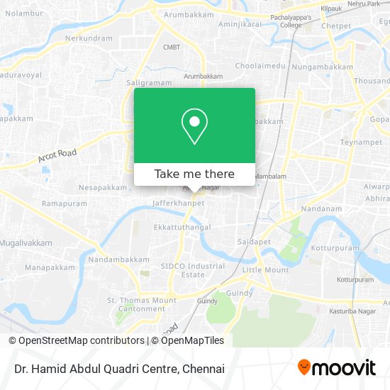 Dr. Hamid Abdul Quadri Centre map