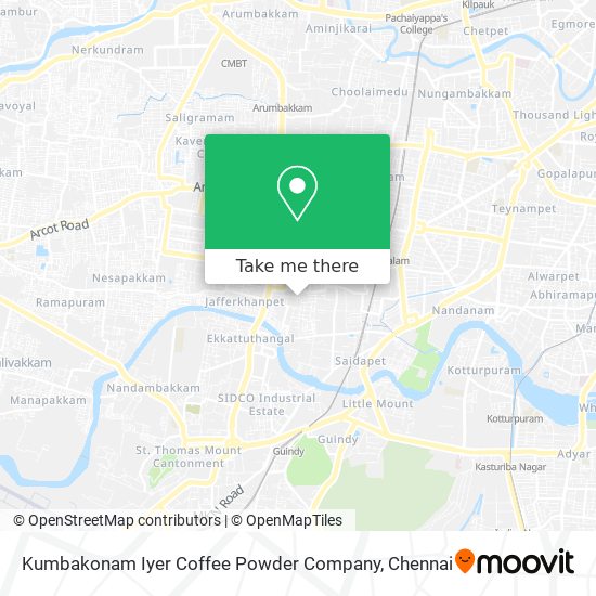 Kumbakonam Iyer Coffee Powder Company map