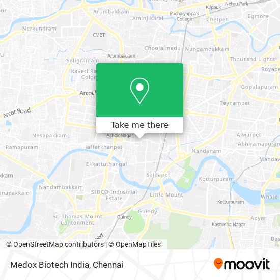 Medox Biotech India map