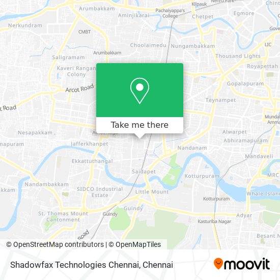Shadowfax Technologies Chennai map