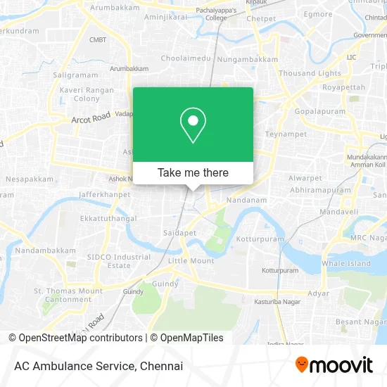 Ac Ambulance Service map