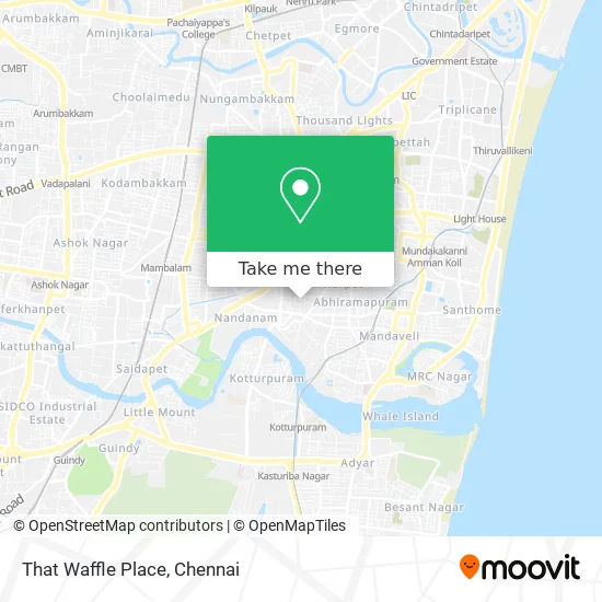 That Waffle Place map