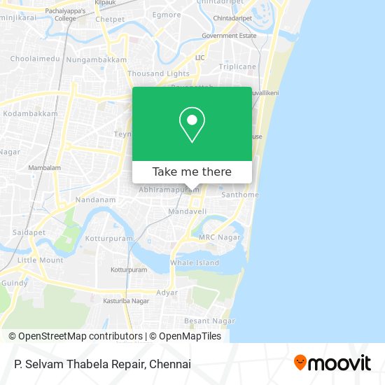 P. Selvam Thabela Repair map