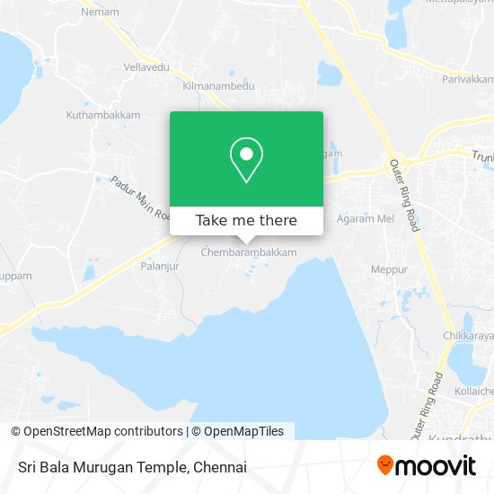 Sri Bala Murugan Temple map
