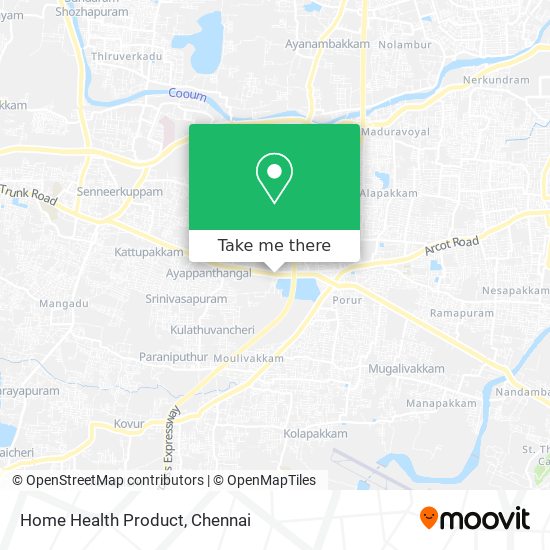 Home Health Product map