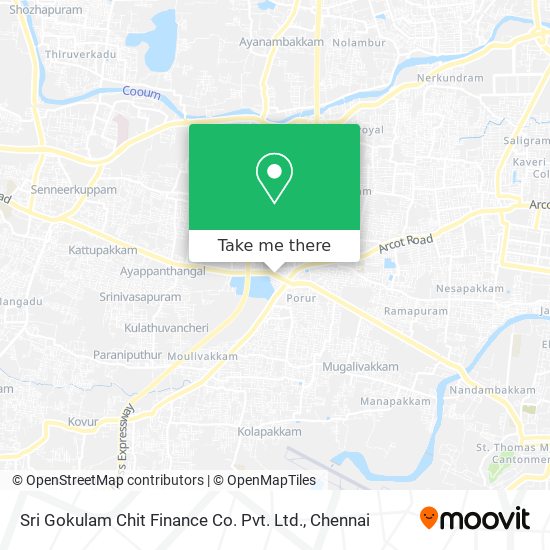 Sri Gokulam Chit Finance Co. Pvt. Ltd. map