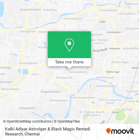 Kalki Adiyar Astrolger & Black Magic Remedi Research map