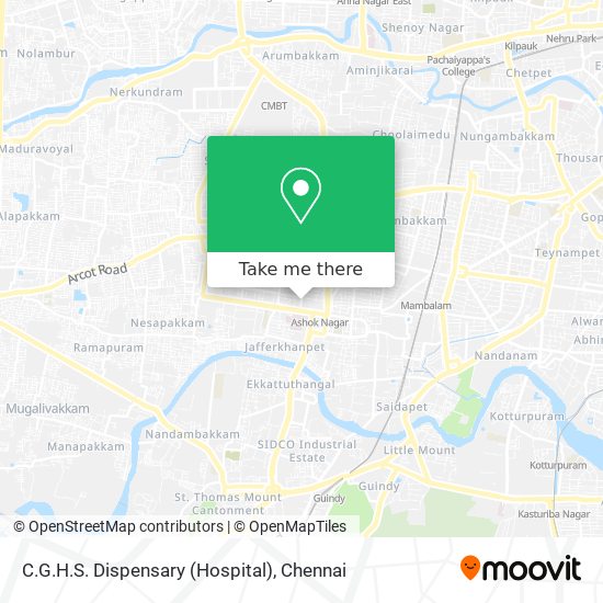 C.G.H.S. Dispensary (Hospital) map