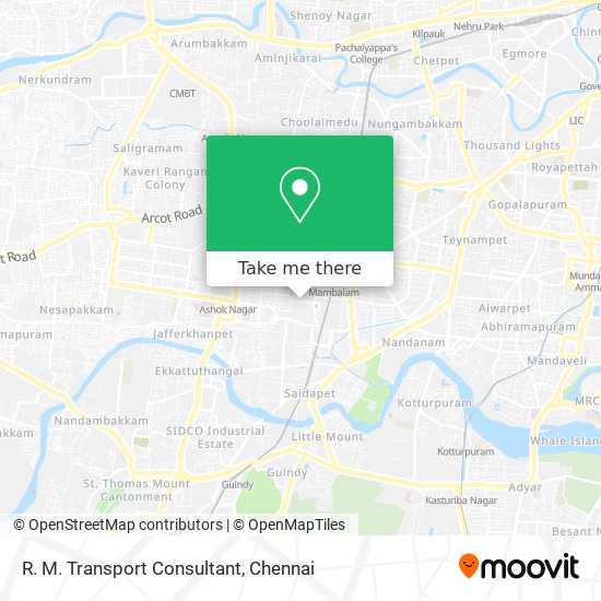 R. M. Transport Consultant map