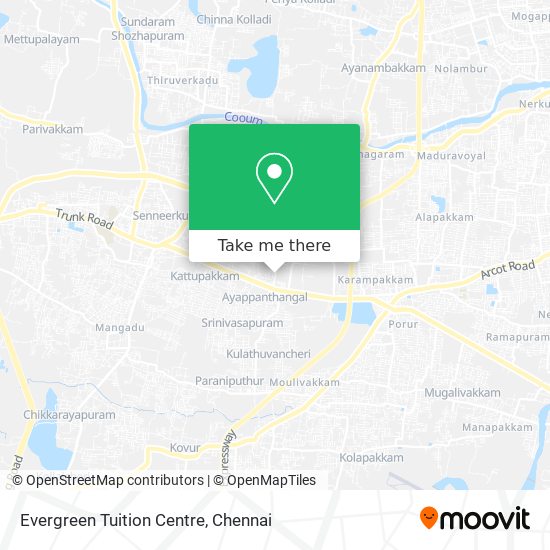 Evergreen Tuition Centre map