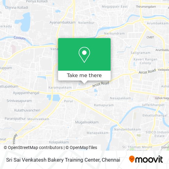 Sri Sai Venkatesh Bakery Training Center map