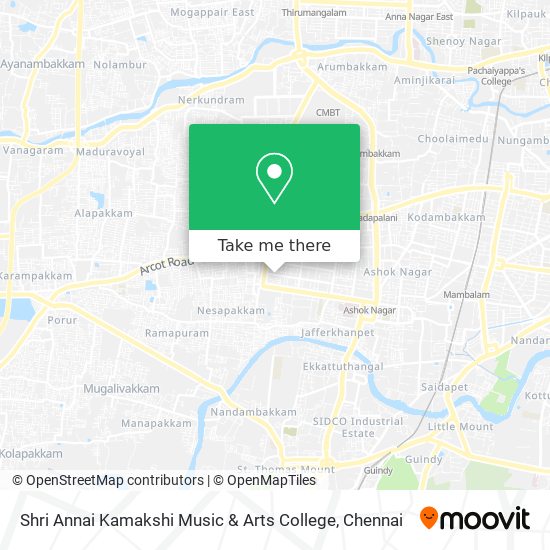 Shri Annai Kamakshi Music & Arts College map