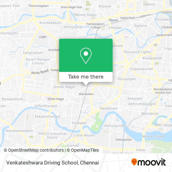 Venkateshwara Driving School map