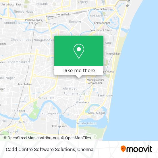 Cadd Centre Software Solutions map